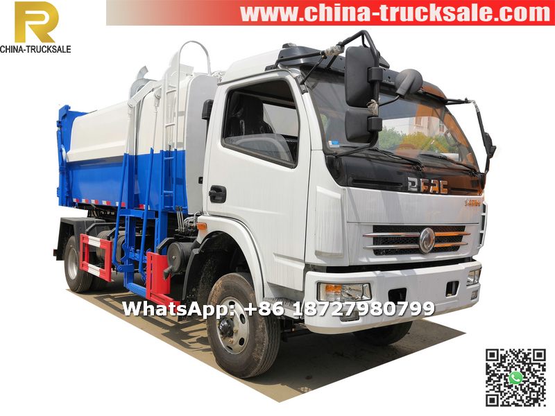 【April,2021】To Georgia-8CBM All-wheel drive off-road garbage collection truck