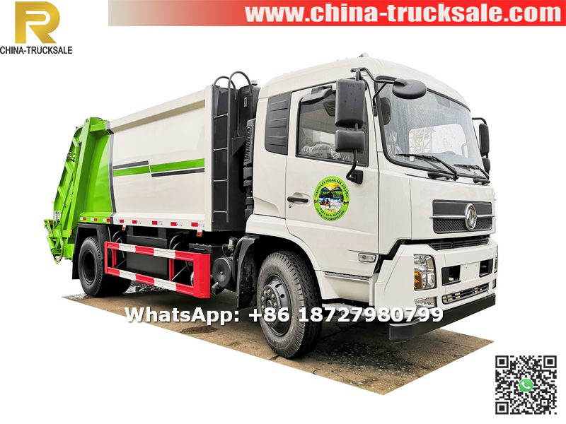 【Sep,2020】To Ethiopia - 2 sets DONGFENG compactor garbage truck (14CBM )