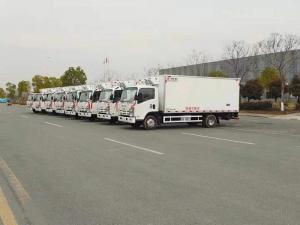 NEWS- 8 stes 5tons ISUZU refrigerated truck to Henan