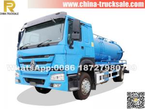 VIDEO--12000L vacuum sewage suction tank truck