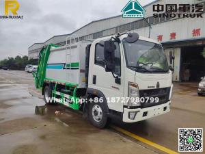 Recommended daily- SINOTRUK 6M3 compactor refuse truck