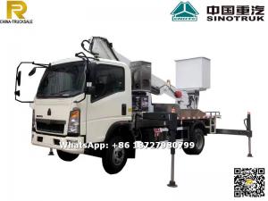 Recommended daily- 12M 14M 16M 18M Cherry picker truck SINOTRUK HOWO