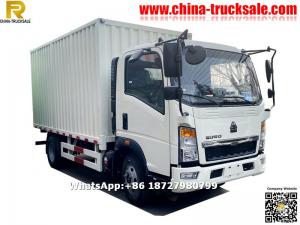 【April, 2023】To Djibouti - SINOTRUK HOWO 5tons cargo van truck