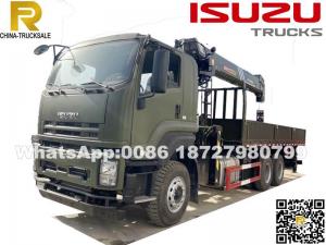 10 wheels ISUZU truck mounted telescopic boom crane 16tons