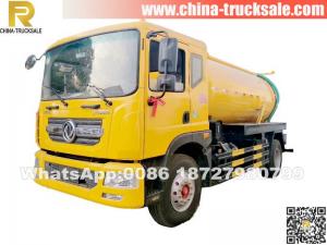 10000L Vacuum sewer cleaner truck 