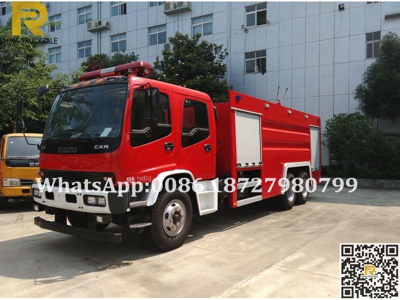 10wheels 12000L ISUZU fire service truck
