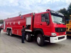 25000L 12wheels HOWO fire truck