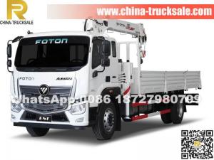 4X2 Cargo truck with crane 8tons FOTON