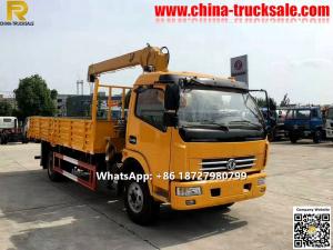 4X2 truck with straight boom crane 5tons 4X2 truck with straight boom crane 5tons