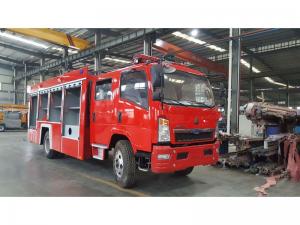 5000L HOWO double row fire engine 5000L HOWO double row fire engine