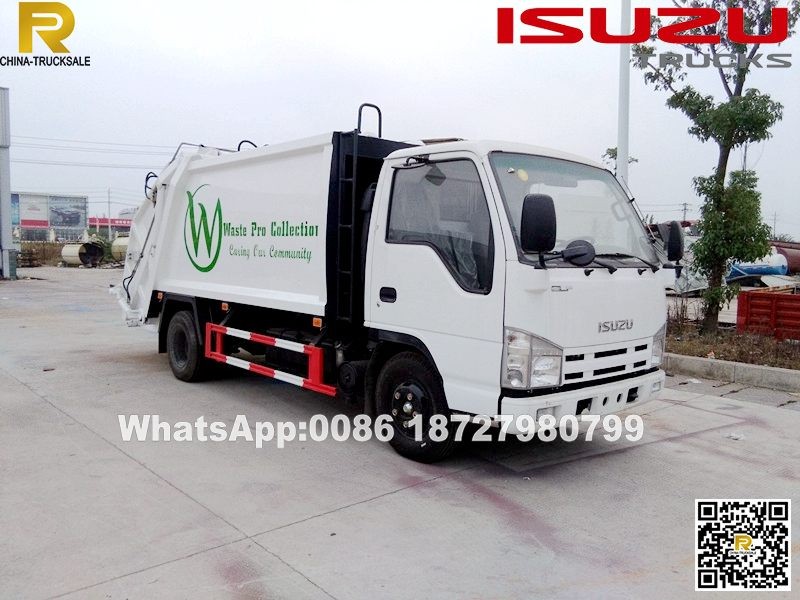5M3 ISUZU waste compactor truck for sale