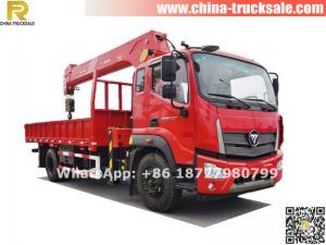 6 wheels FOTON truck crane 6 tons