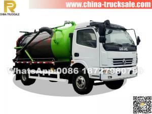 6000L 8000L Vacuum Sewage Tanker Truck