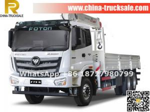 6X4 FOTON 12tons crane truck