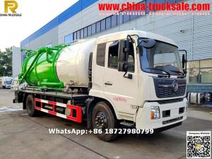 8000L combined jetting vacuum sewage truck 