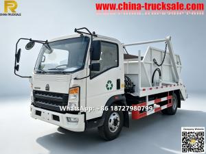 SINOTRUK  8CBM HOWO skip loader garbage truck 