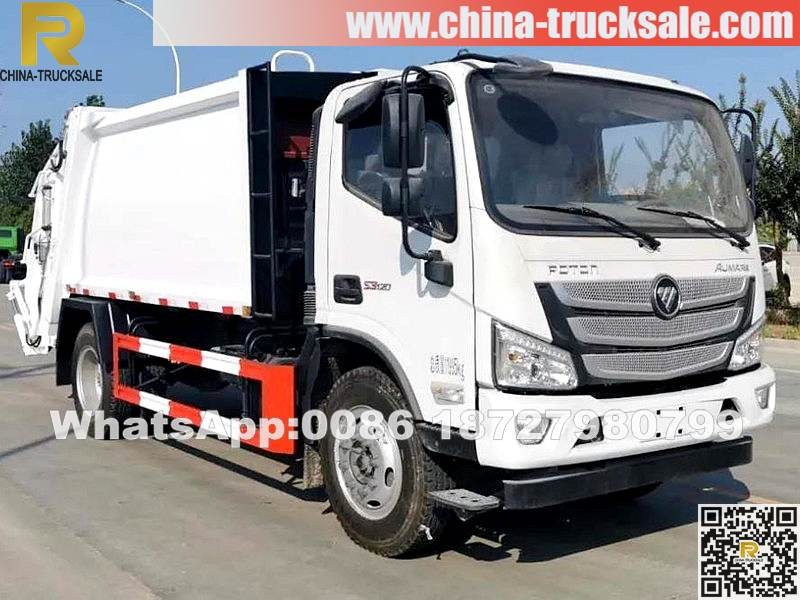 8tons FOTON garbage collection truck