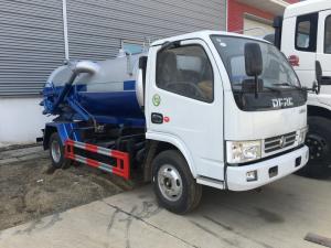 China DFAC 5000L vacuum sewage tanker vehicle