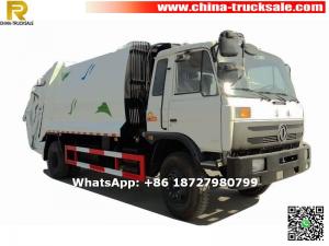 China Dongfeng trash compactor truck for sale