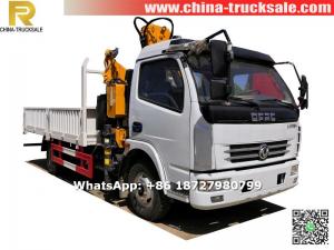 DONGFENG 4tons articulated boom crane truck