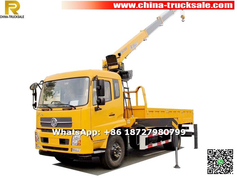 DONGFENG truck mounted crane 5tons