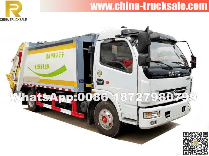 Dongfeng 8tons garbage compactor truck