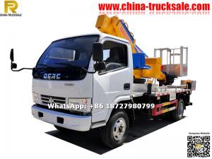 Exported to Angola 15M 16M Hydraulic aerial cage truck Exported to Angola 15M 16M Hydraulic aerial cage truck