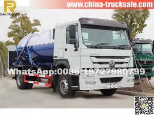SINOTRUK HOWO 12000L vacuum sewage truck