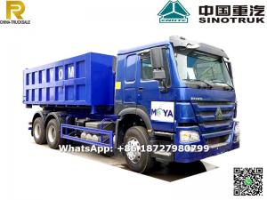SINOTRUK HOWO 30tons hook boom type garbage truck SINOTRUK HOWO 30tons hook boom type garbage truck