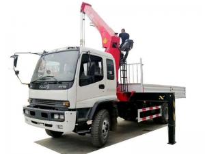 To Angola ISUZU truck with SANY crane 10tons