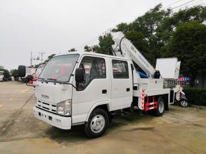 To Bolivia Telescopic boom 14M ISUZU ELF aerial work platform truck  To Bolivia Telescopic boom 14M ISUZU ELF aerial work platform truck
