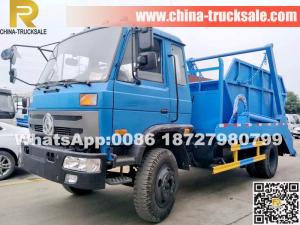 To Madagascar 120sets DONGFENG 10CBM skip loader garbage truck for sale