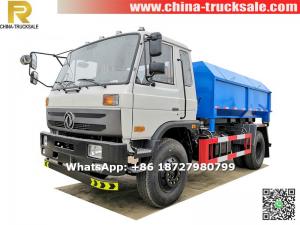 To Mongolia DONGFENG 10CBM hook arm garbage collector truck To Mongolia DONGFENG 10CBM hook arm garbage collector truck