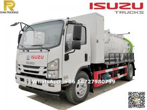 To Myanmar ISUZU ELF 8000L sewer pump truck To Myanmar ISUZU ELF 8000L sewer pump truck