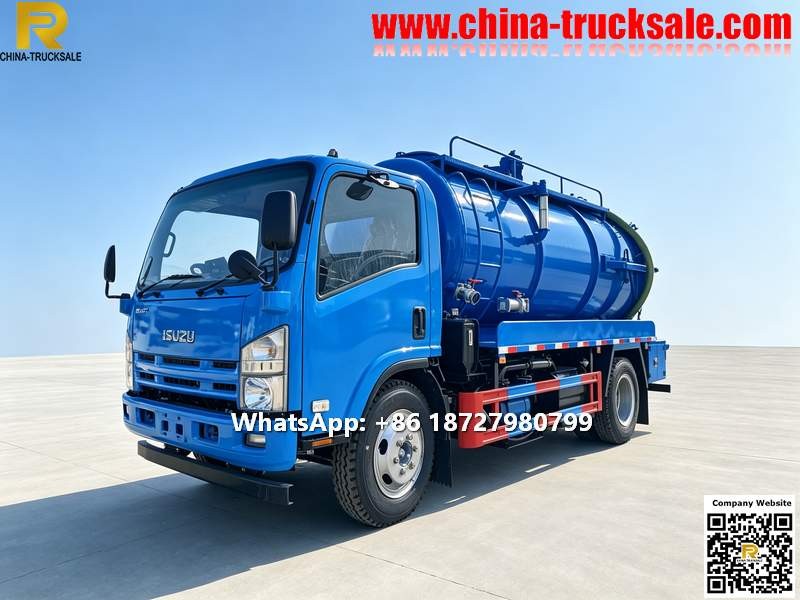 To Seychelles ISUZU 9000L Combination Sewer Cleaner truck for sale